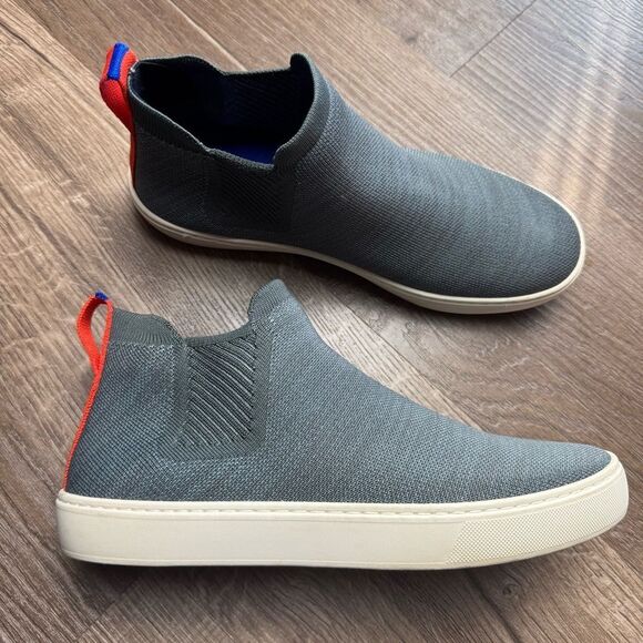 Rothy’s‎ | Fog Melange The Chelsea Pull On Boot Ankle Hi Top Shoe Gray - Picture 6 of 9